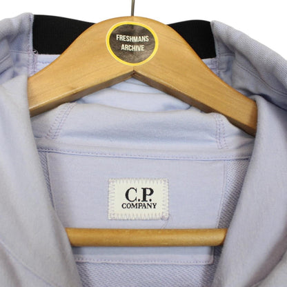 CP Company Lilac Purple Cotton Lens Hoodie Jumper