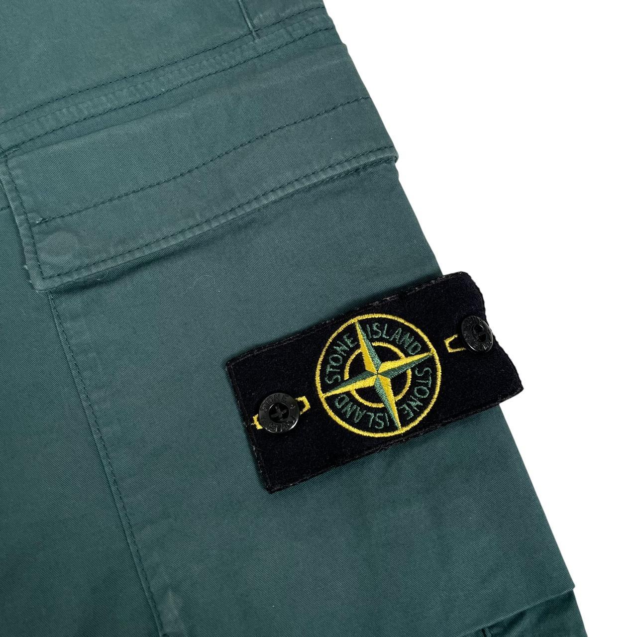 Stone Island Green RE-T Fit Cargo Trousers