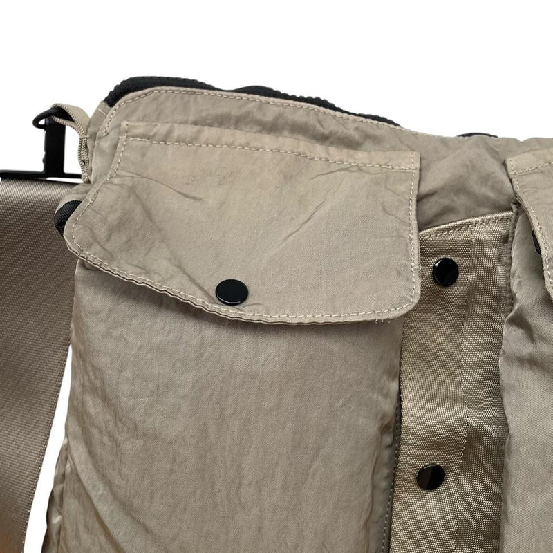 CP Company Sage Green Lens Nylon Utility Pack Crossbody Bag