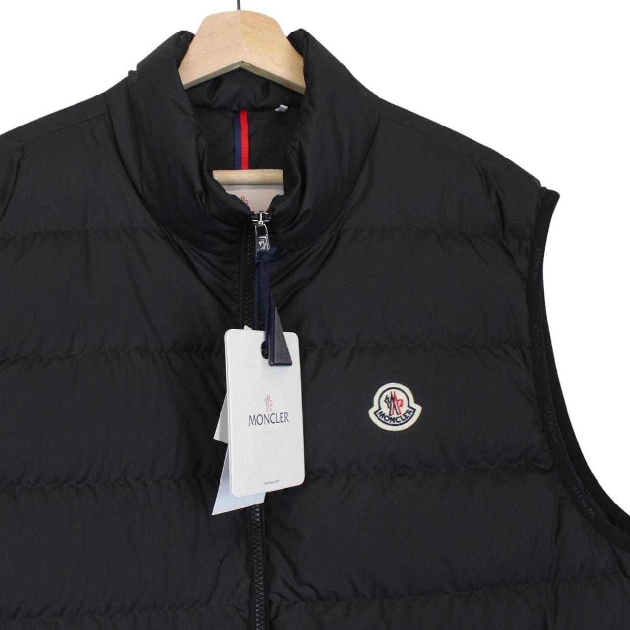 Moncler Contrin Black Down Gilet / Bodywarmer Jacket