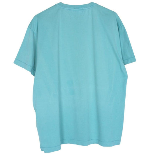 Stone Island SS 2020 Aqua Blue Short Sleeve Compass T-Shirt