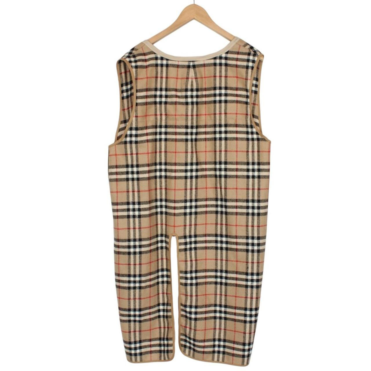 Vintage 90s Burberry Beige Nova Check Trench Coat Removable Lining