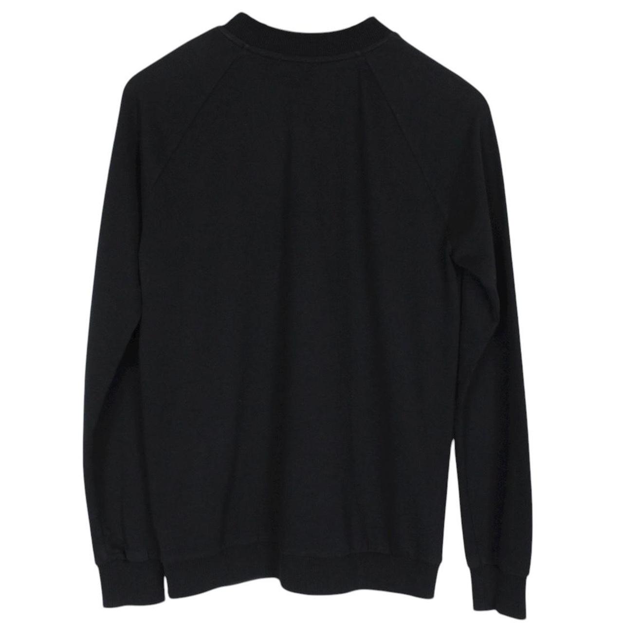 Balmain Paris Black Crew Neck Logo Print Sweatshirt Jumper