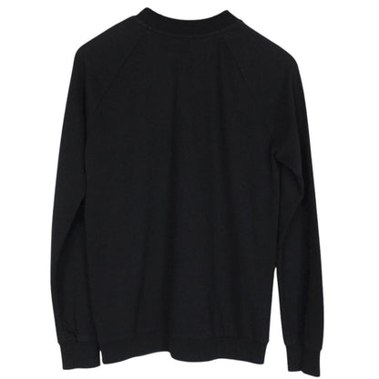 Balmain Paris Black Crew Neck Logo Print Sweatshirt Jumper
