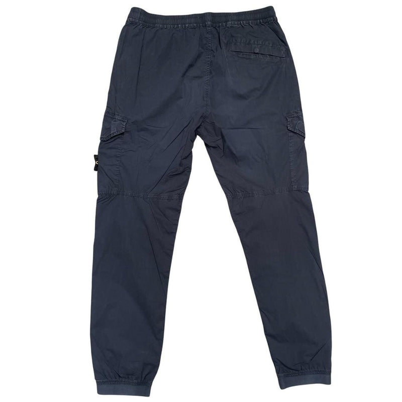 Stone Island SS 2020 Navy Blue RE-T Fit Cargo Trousers