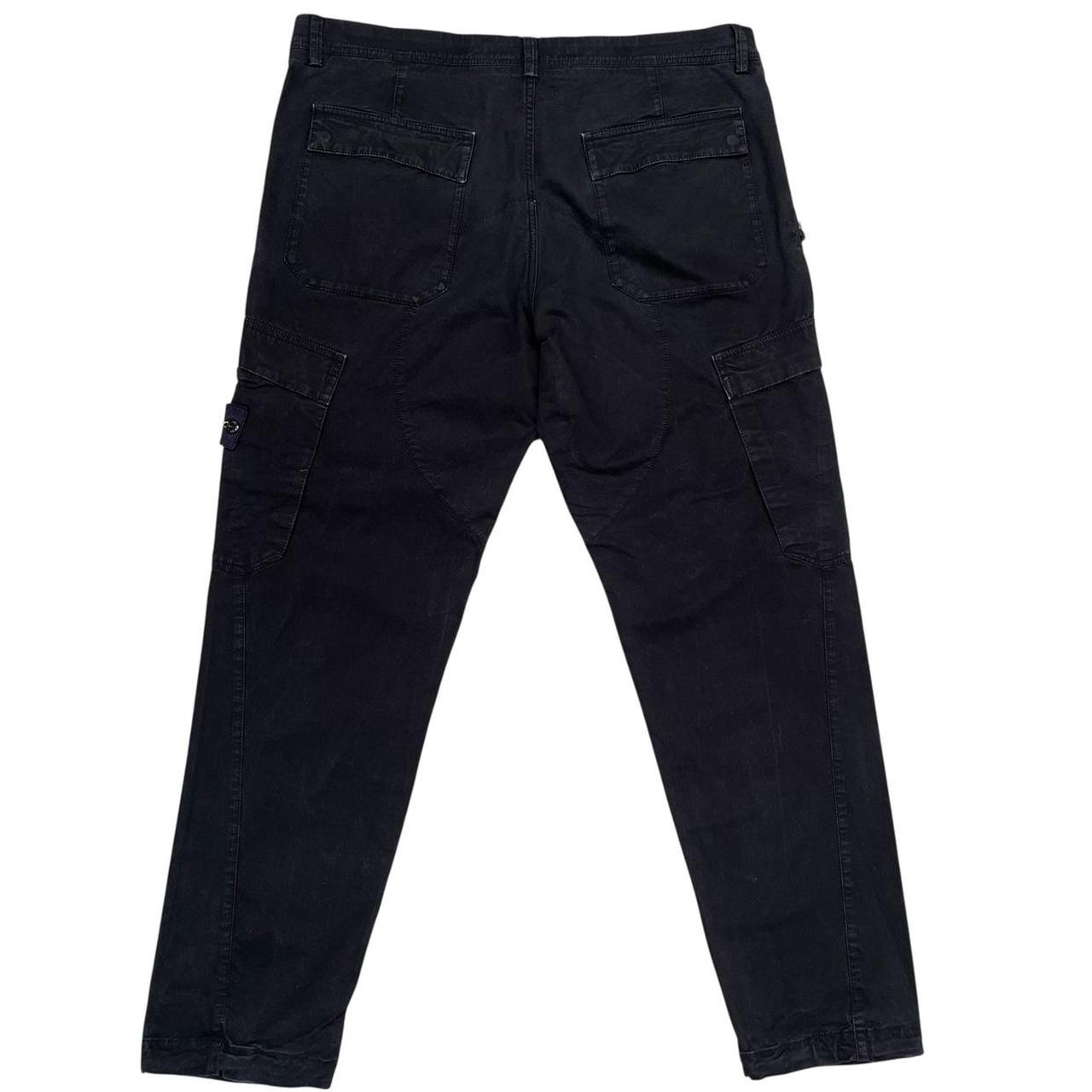 Stone Island AW 2014 Black RE-T Fit Cargo Trousers