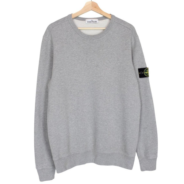 Stone Island AW 2019 Grey Cotton Sweatshirt Jumper