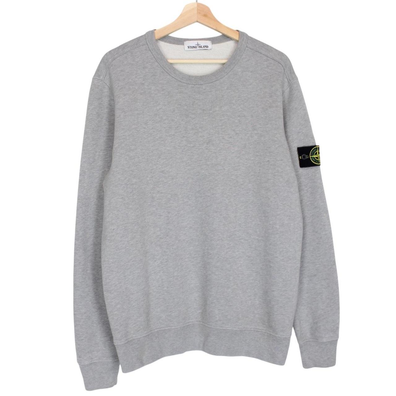 Stone Island AW 2019 Grey Cotton Sweatshirt Jumper