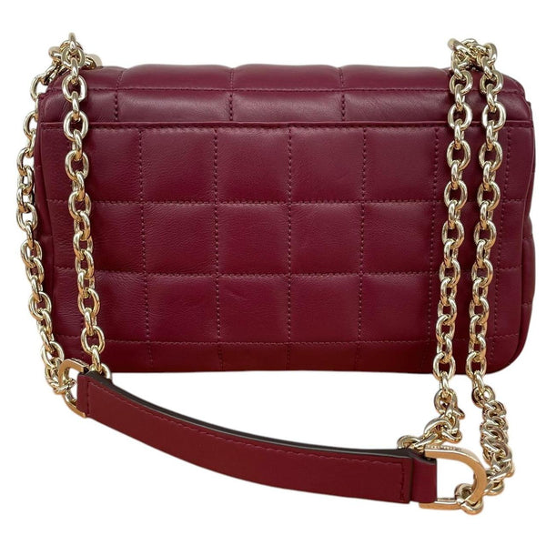 Michael Kors Dark Berry Large SoHo Quilted Shoulder Bag