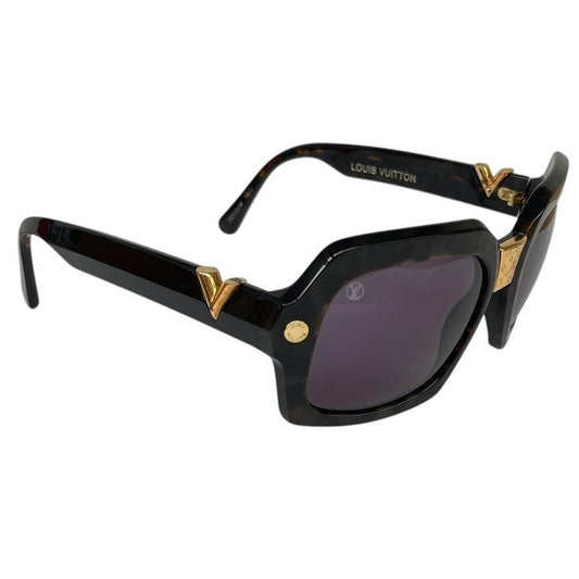 Louis Vuitton Brown Tortoise Z0956W La Dolce Vita Square Sunglasses