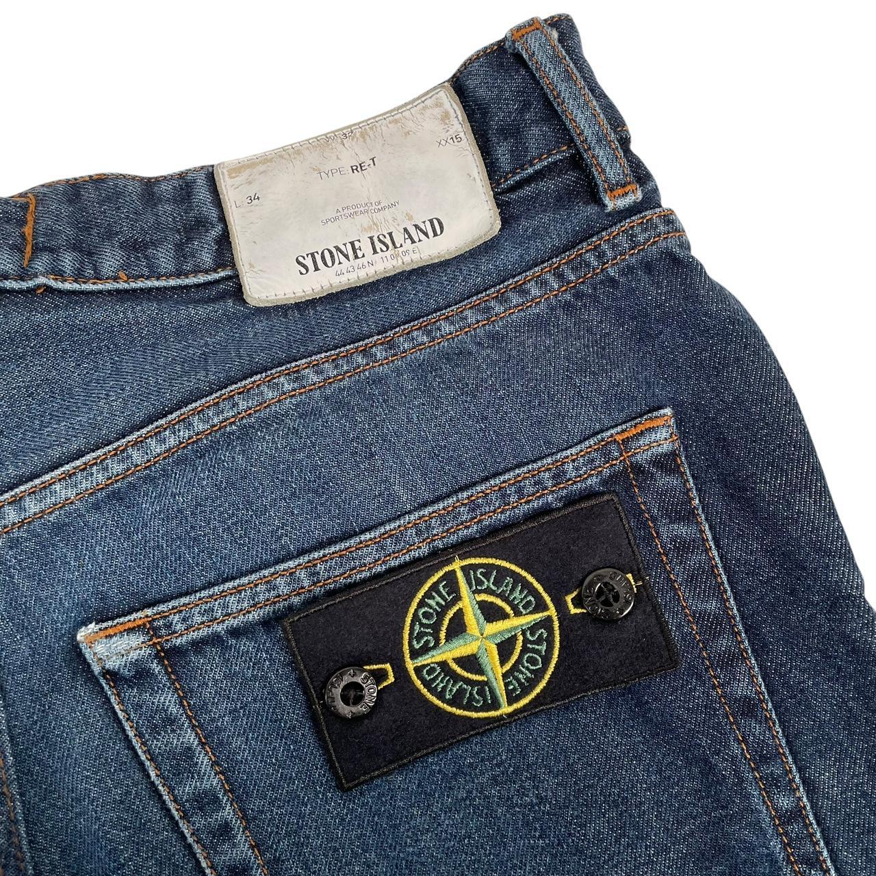 Stone Island AW 2013 Navy Blue RE-T Fit Denim Jeans