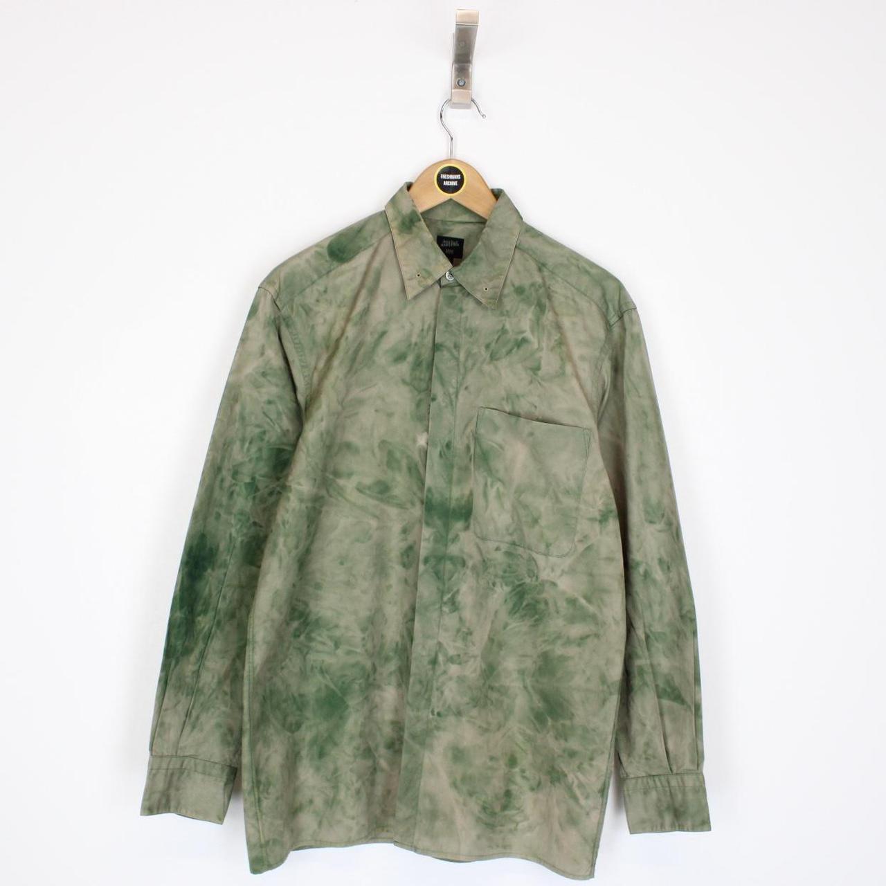 Vintage Jean Paul Gaultier Homme Green Long Sleeve Shirt