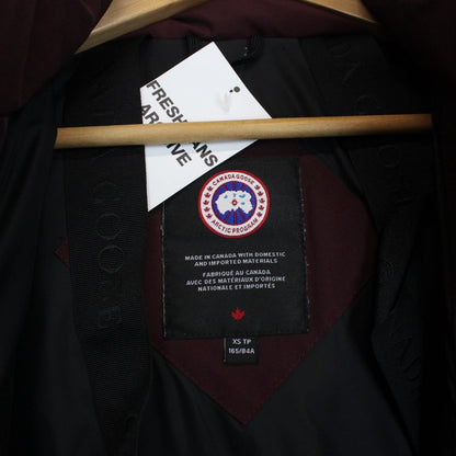 Canada Goose Burgundy Mystique Parka Down Coat