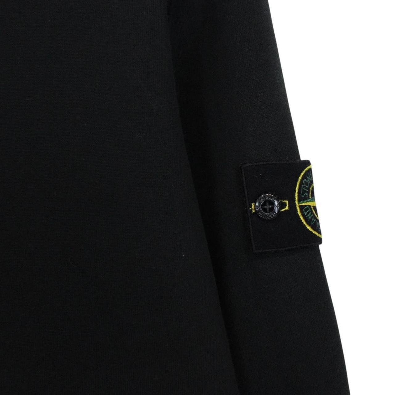 Stone Island SS 2021 Black Cotton Hoodie Jumper