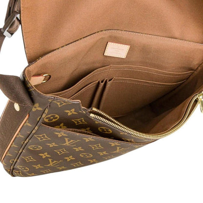 Louis Vuitton LV Monogram Brown Canvas Beaubourg Messenger Bag