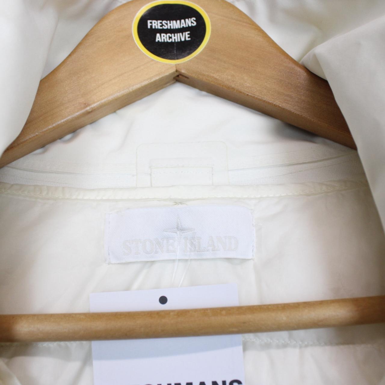 Stone Island Ghost AW 2017 White Tank Shield Waterproof Down Lined Jacket