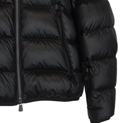Moncler Grenoble Hintertux Black Full Zip Down Hooded Jacket