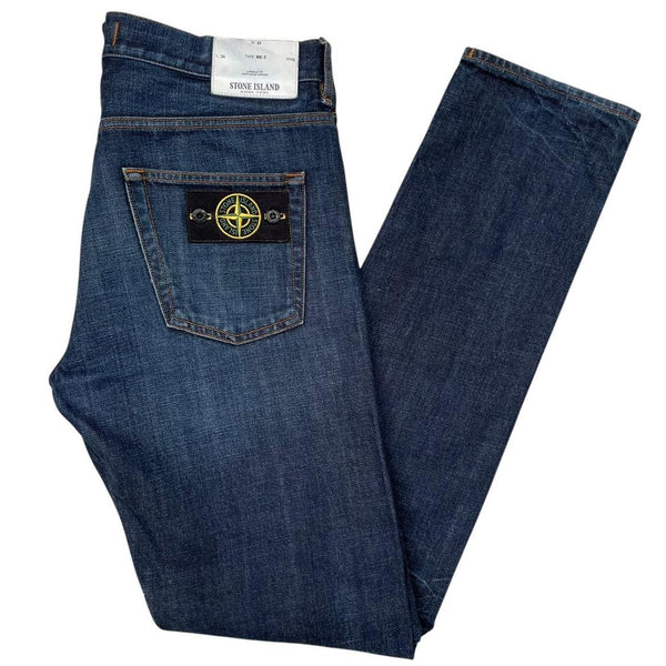 Stone Island SS 2013 Navy Blue RE-T Fit Denim Jeans