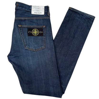 Stone Island SS 2013 Navy Blue RE-T Fit Denim Jeans