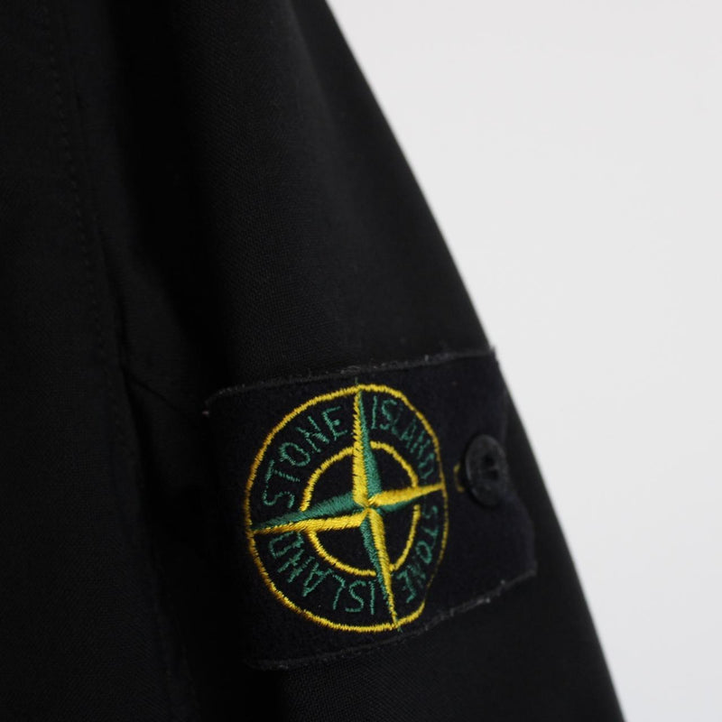 Vintage Stone Island SS 2002 Black Full Zip Worker Jacket