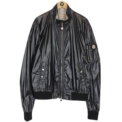 Vintage Moncler Black Full Zip Nylon Jacket