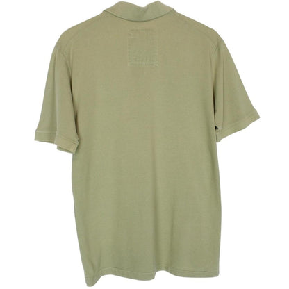 Stone Island Denims Green Short Sleeve Cotton Polo Shirt