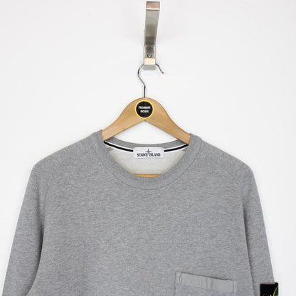 Stone Island SS 2015 Grey Cotton Sweatshirt Jumper