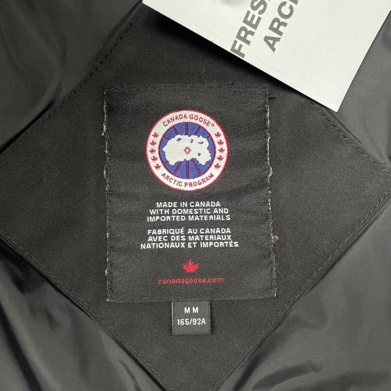 Canada Goose Black Chelsea Parka Heritage Down Jacket with Fur Trim