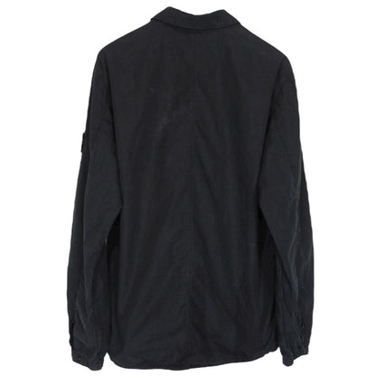 Stone Island SS 2019 Black Full Zip Cotton Overshirt Jacket