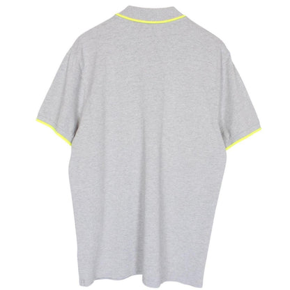 Kenzo Paris Grey Tiger Short Sleeve Cotton Polo Shirt