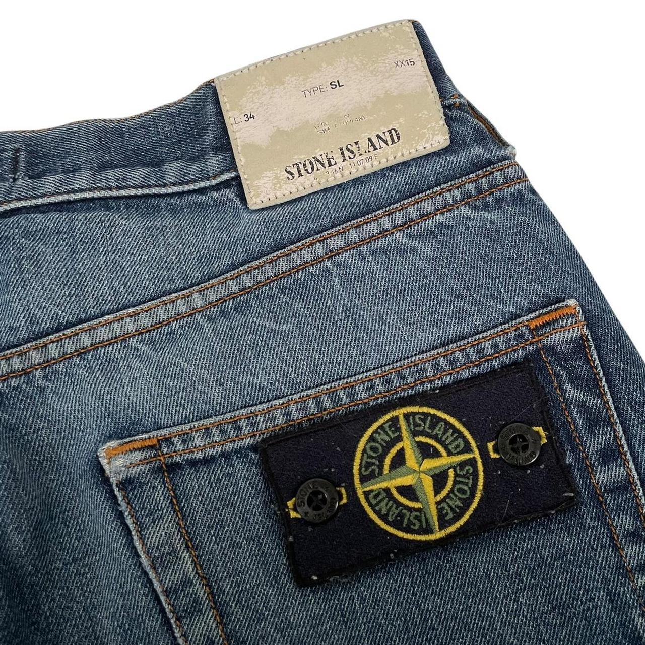 Stone Island SS 2017 Navy Blue Slim Fit Denim Jeans
