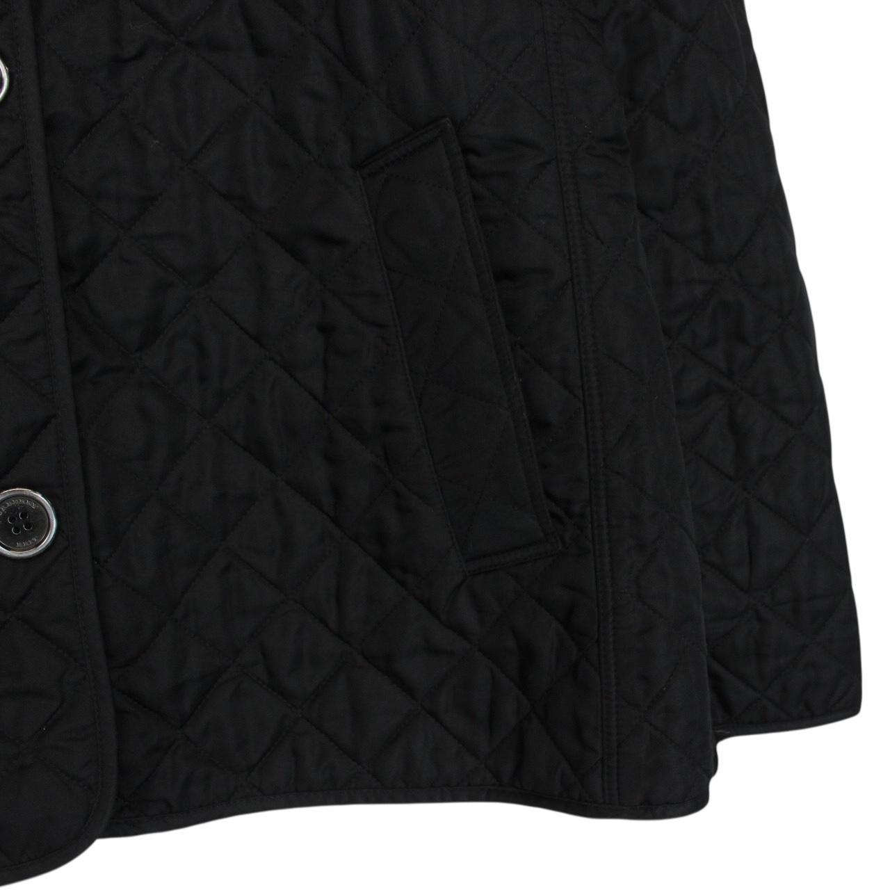 Burberry Brit Black Nova Check Lined Copford Quilted Jacket