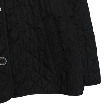 Burberry Brit Black Nova Check Lined Copford Quilted Jacket