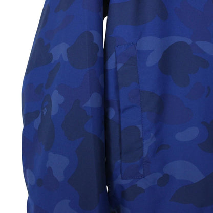 Bape Blue Camo Full Zip Hooded Jacket