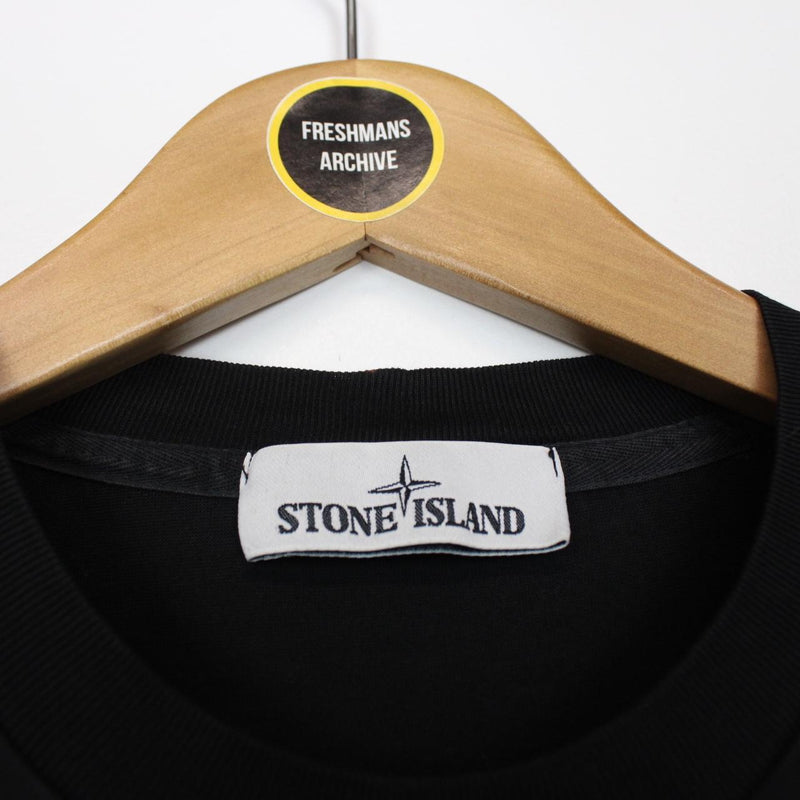 Stone Island SS 2019 Black Short Sleeve Compass T-Shirt