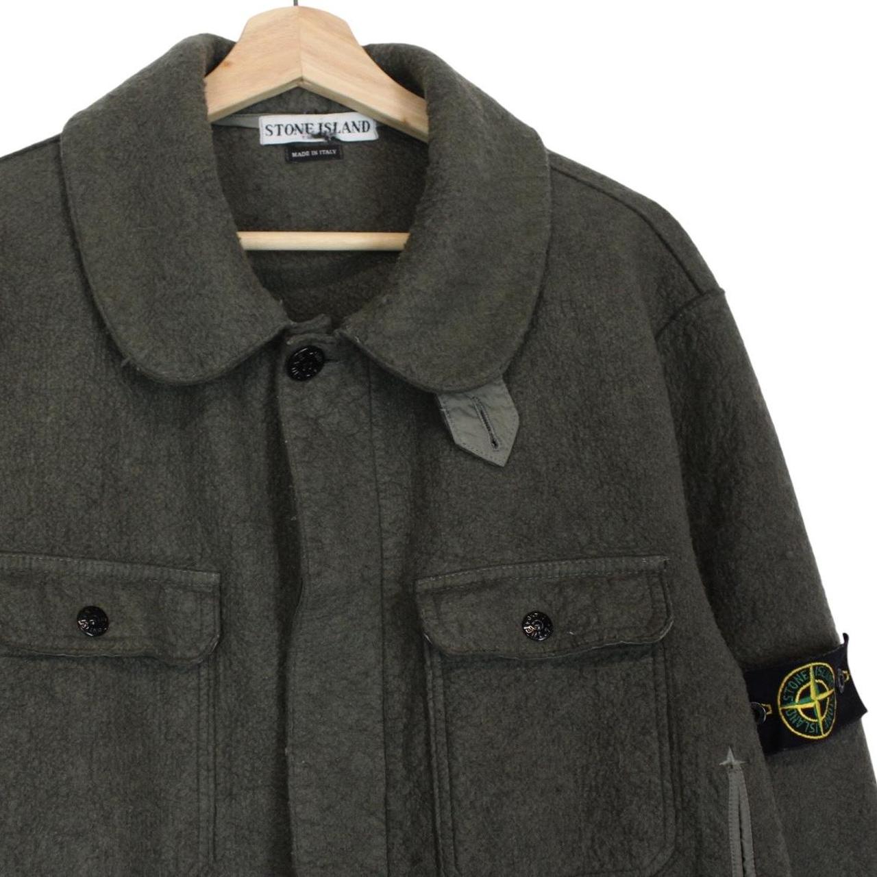 Vintage Stone Island AW 2005 Khaki Green Poly Felt Field Jacket