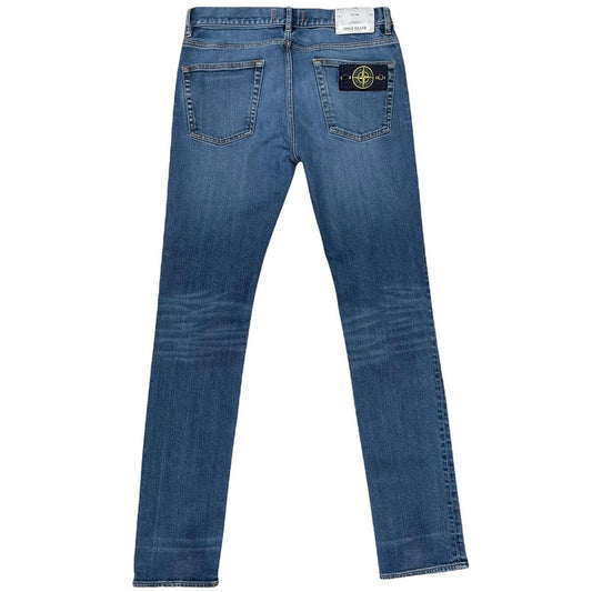 Stone Island SS 2018 Blue Skinny Fit Denim Jeans