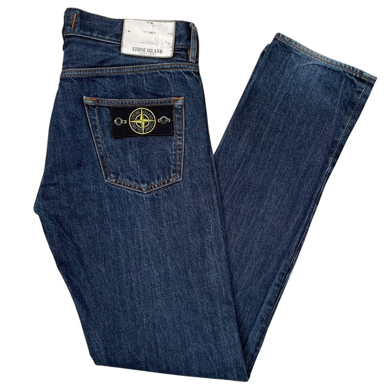 Stone Island SS 2013 Navy Blue RE-T Fit Denim Jeans