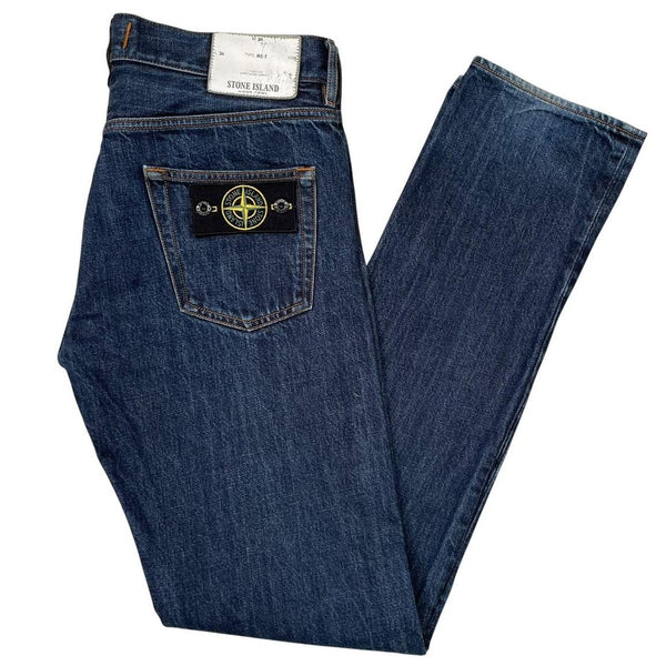 Stone Island SS 2013 Navy Blue RE-T Fit Denim Jeans
