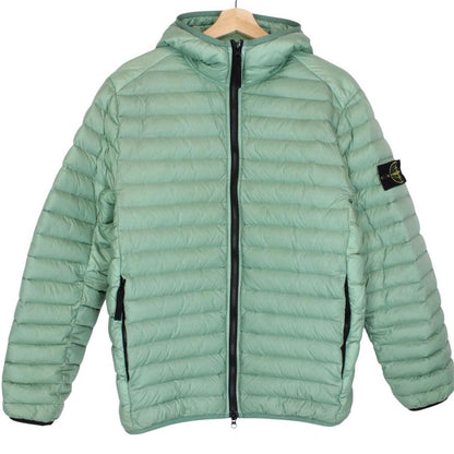 Stone Island AW 2022 Loom Woven Chambers R-Nylon Green Down Jacket