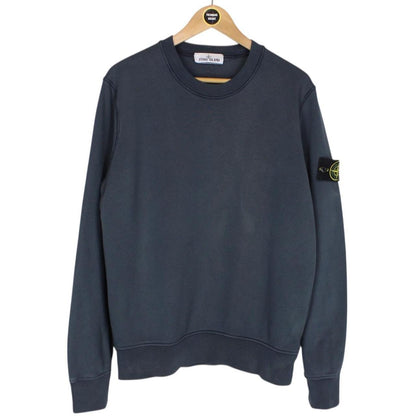 Stone Island AW 2018 Navy Blue Cotton Sweatshirt Jumper