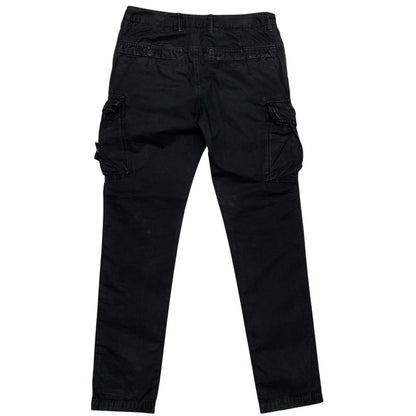 Stone Island SS 2020 Black Slim Fit Cargo Trousers
