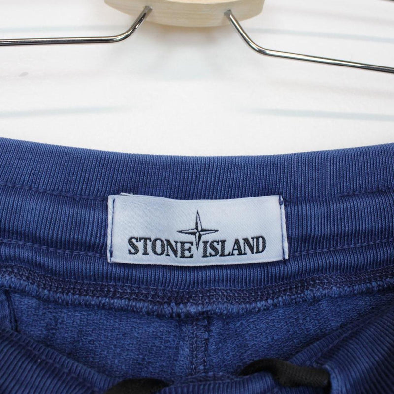 Stone Island SS 2016 Blue Cotton Jogger Shorts