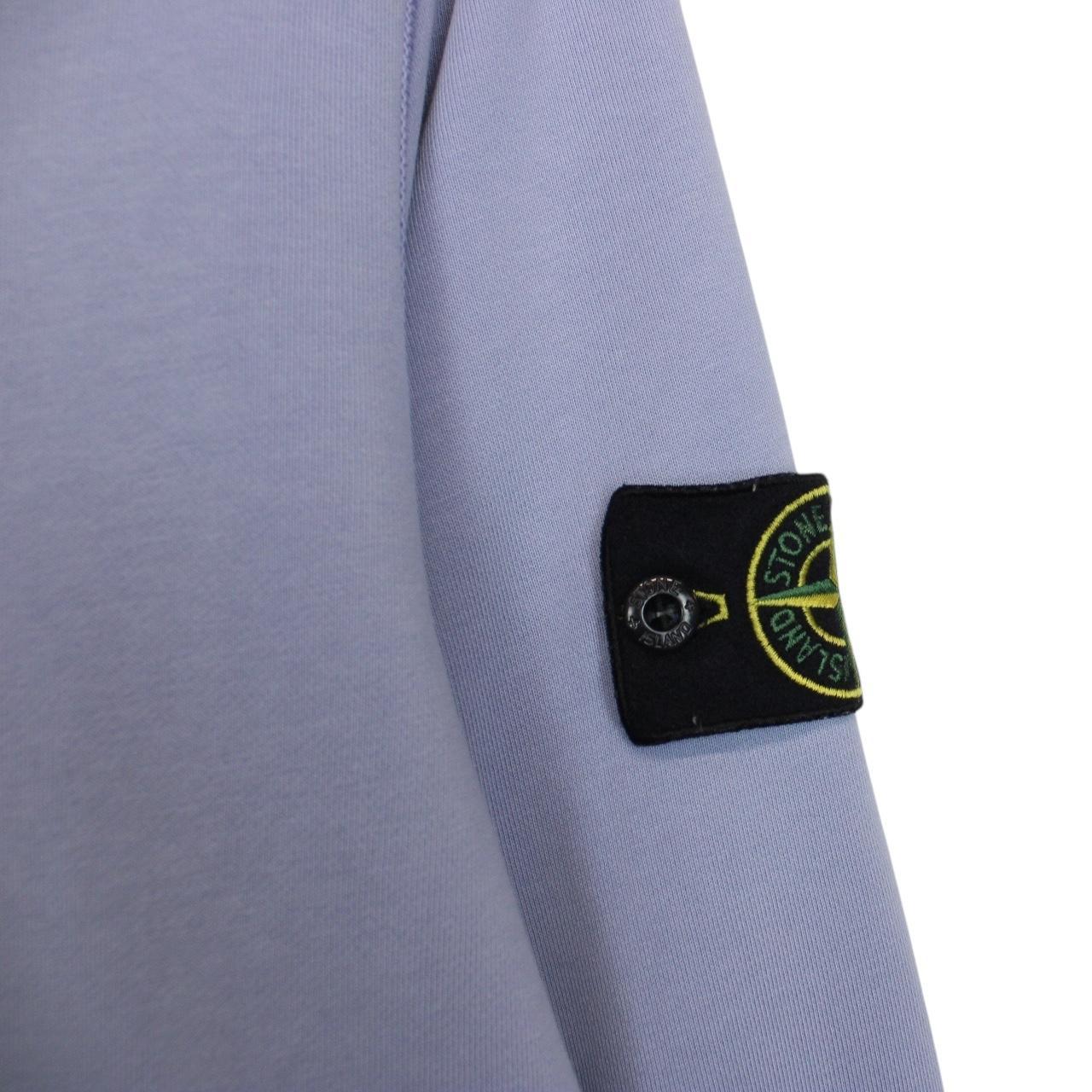 Stone Island SS 2019 Lilac Purple Cotton Sweatshirt Jumper