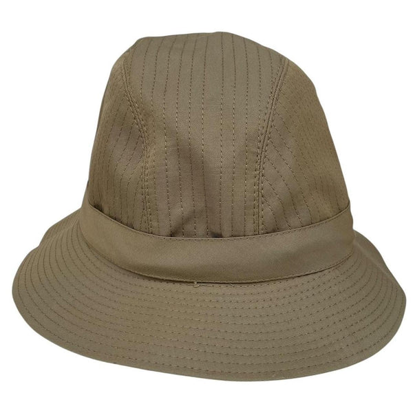 Vintage 80s Burberry Khaki Green Nova Check Cotton Bucket Hat