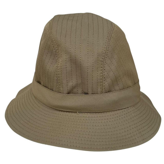 Vintage 80s Burberry Khaki Green Nova Check Cotton Bucket Hat