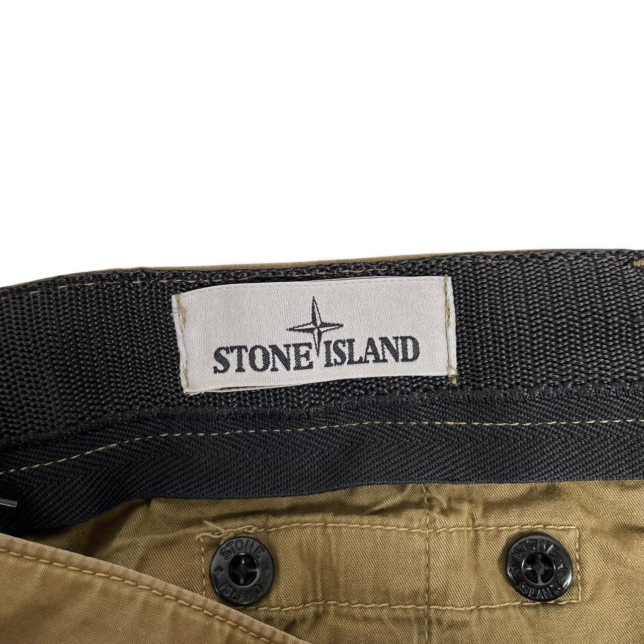 Stone Island SS 2014 Khaki Green Slim Fit Cargo Trousers
