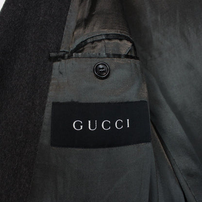 Gucci Dark Grey Wool Overcoat
