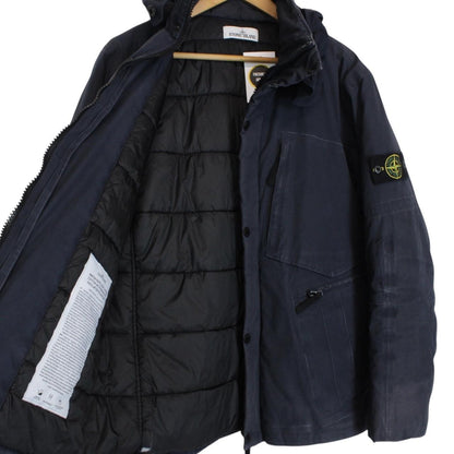 Stone Island AW 2016 Navy Blue Water Repellent Supima Primaloft Jacket