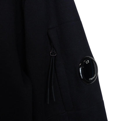 CP Company Navy Blue 1/4 Zip Lens Sweatshirt Jumper